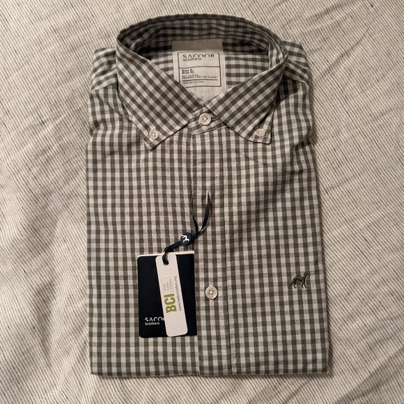 Sacoor Brothers Check Slim Fit Shirt - Picture 1 of 4